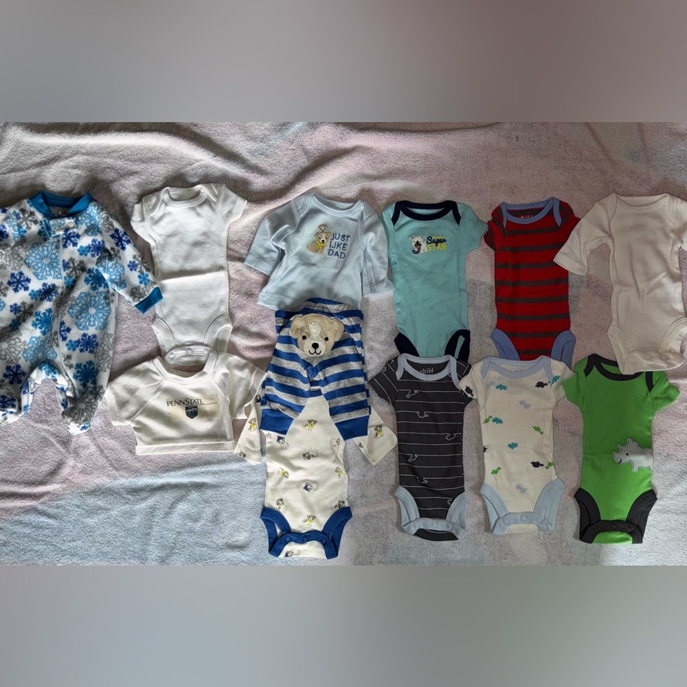 Preemie Baby Boy Carter’s Clothes Lot